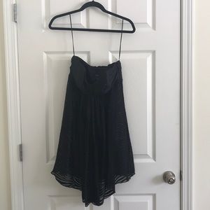Express babydoll strapless dress